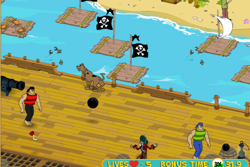 scooby doo pirate game